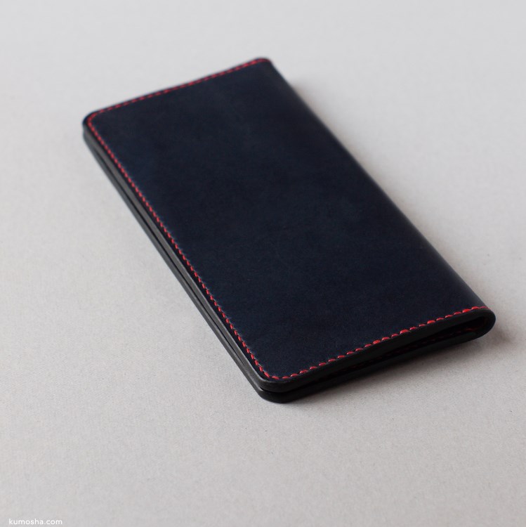 kumosha's full handstitched long wallet 01