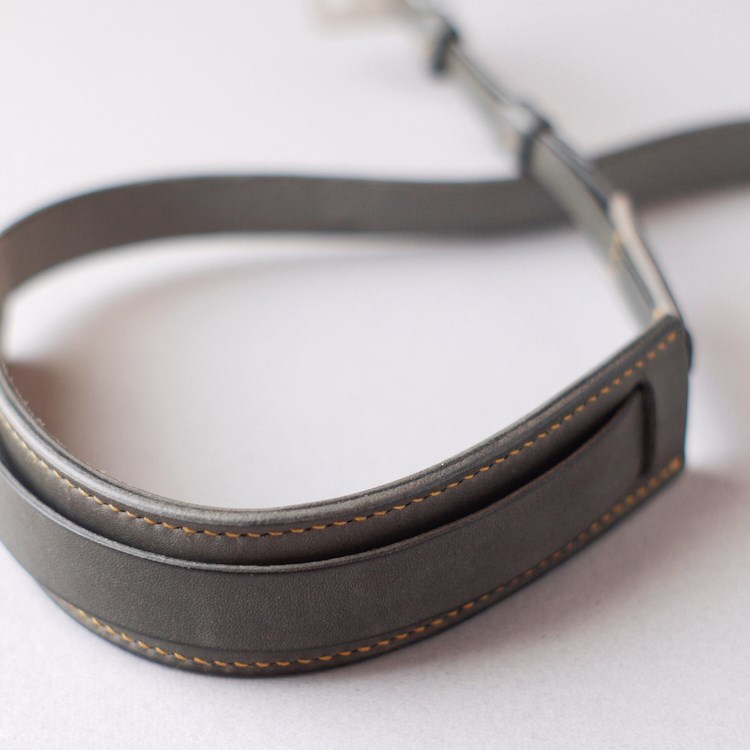 kumosha's hand stitched leather camera strap belt