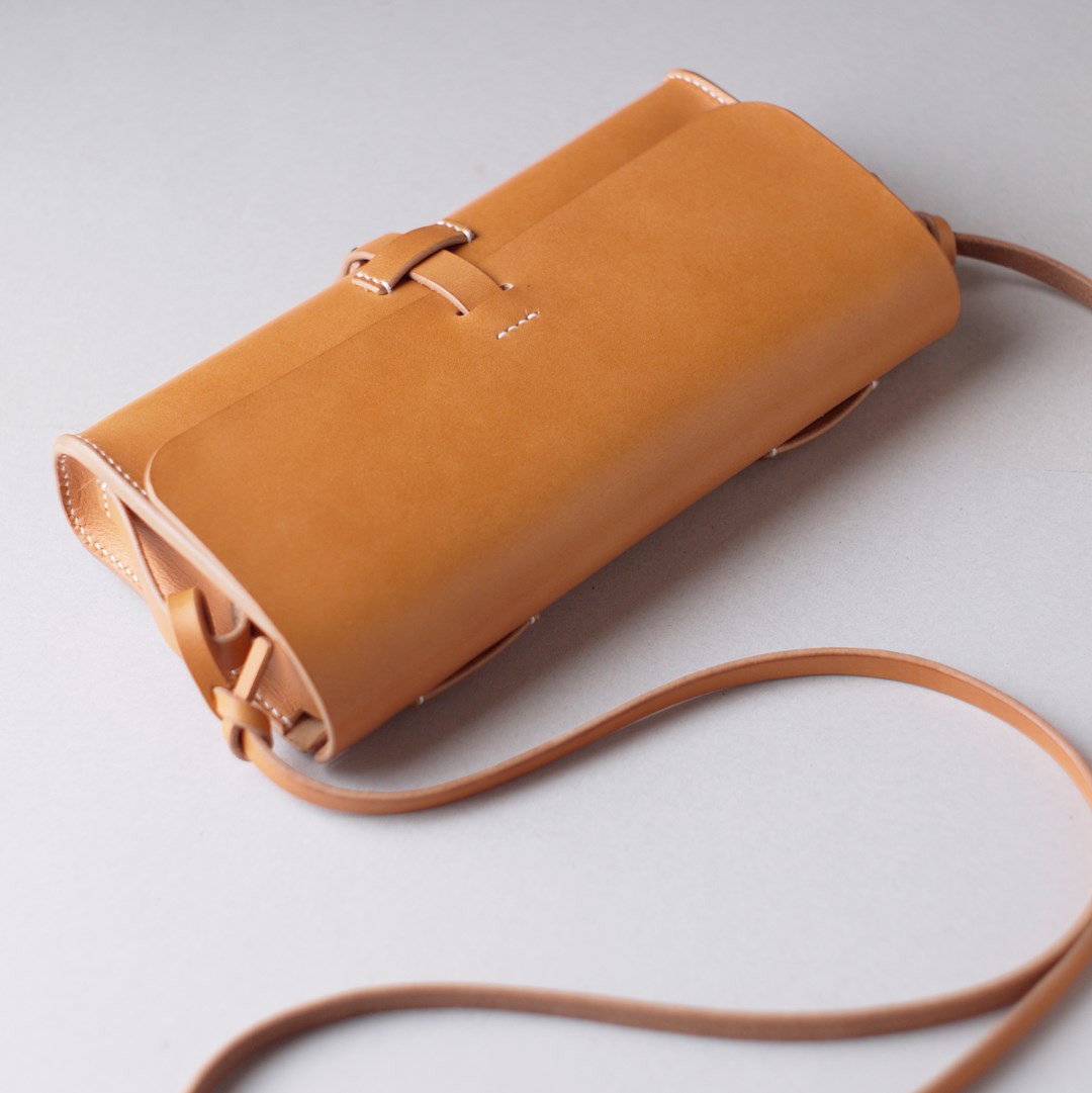 kumosha hand stitched leather bag mimi