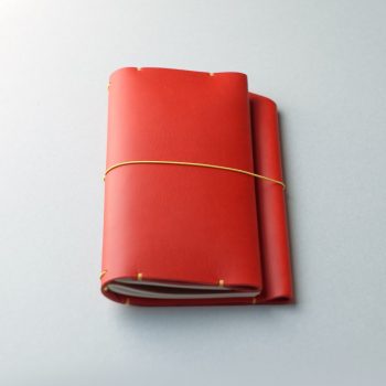 kumosha hand stitched leather travelars note book cover type 01
