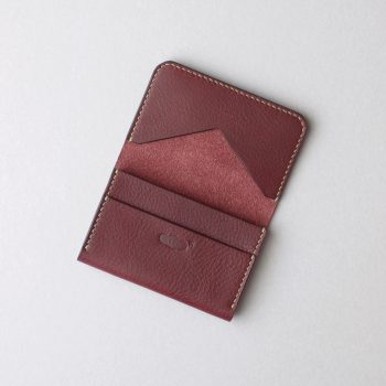 kumosha hand stitched leather cardcase